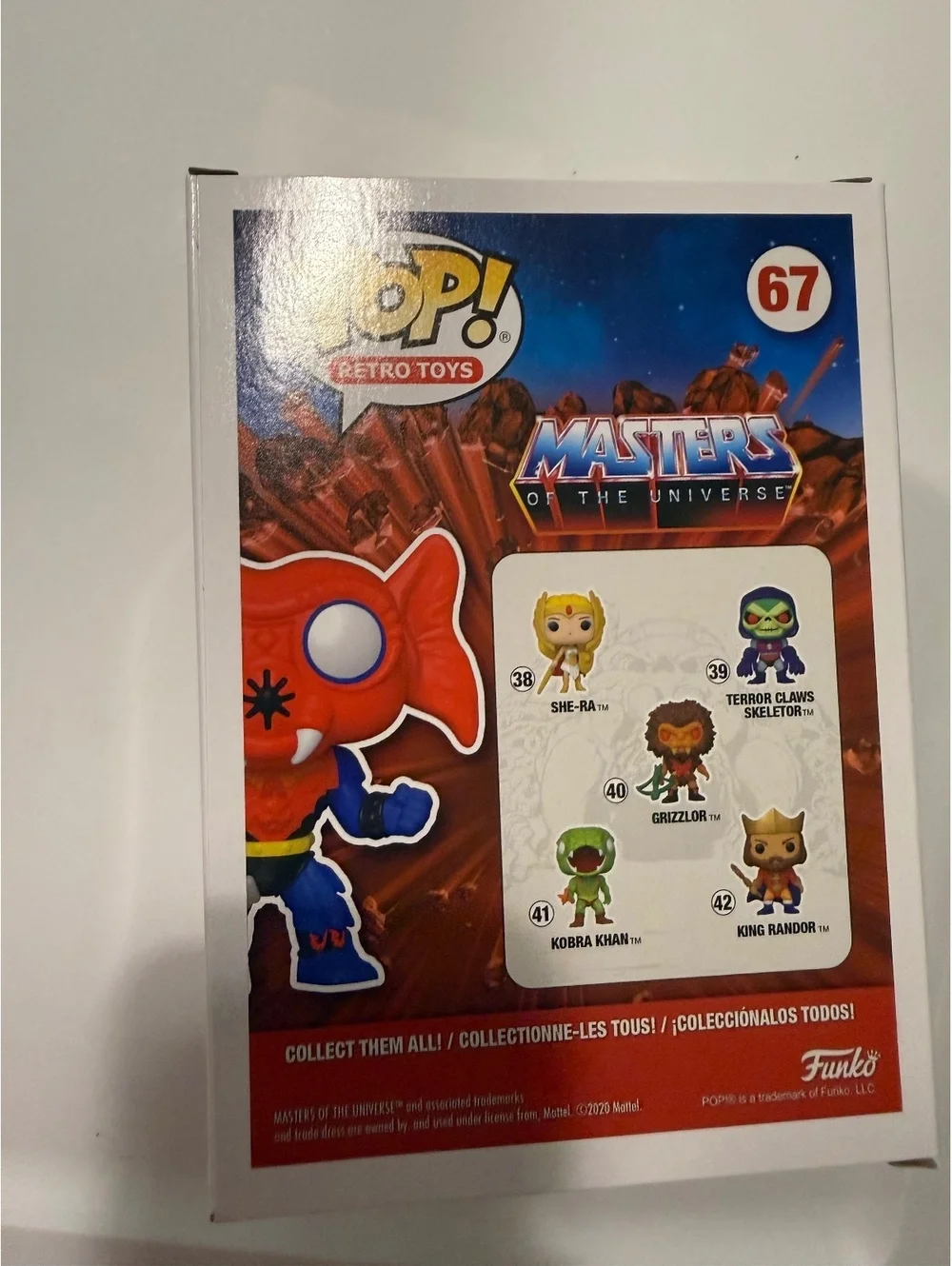 Funko Pop! Retro Toys Masters of the Universe Mantenna #67 2021 Spring Conventio